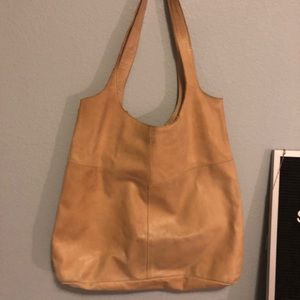 Genuine leather tote